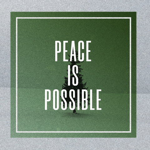 Peace Social Square Graphic