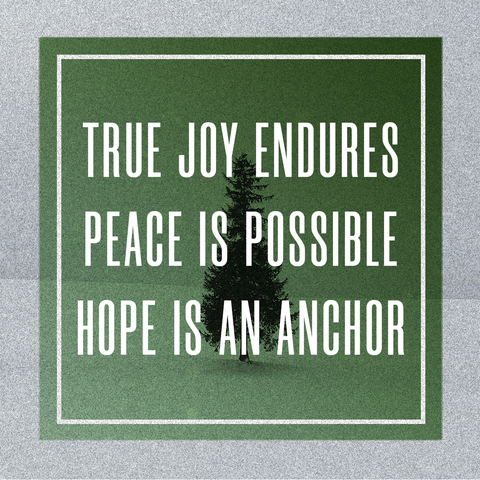 Hope/Joy/Peace Social Square Graphic